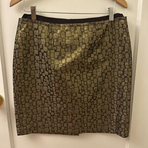 Ann Taylor LOFT Metallic Skirt - Size 10